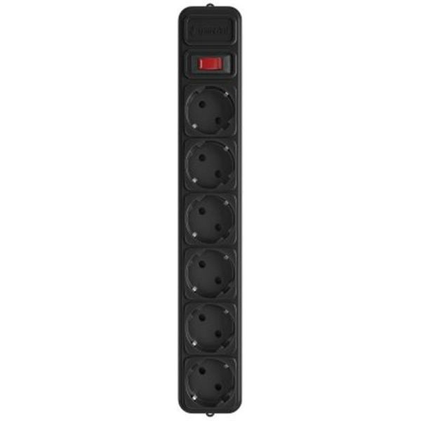 Мережевий фільтр GEMBIRD Power Cube SPG6-G-10B, кабель 3 м, 6 розеток