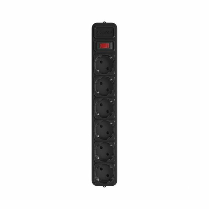 Мережевий фільтр GEMBIRD Power Cube SPG6-G-6B, кабель 1,8 м, 6 розеток