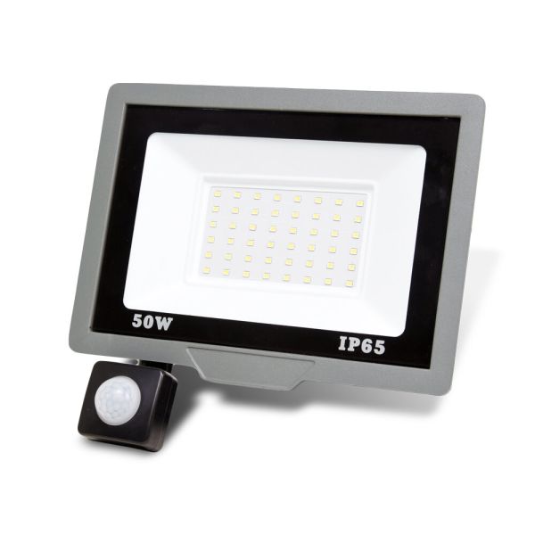 Прожектор світлодіодний ONE LED ultra (ZY-TH18-50-S) 50 Вт з датчиком руху