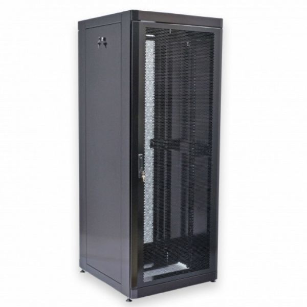Шафа серверна CMS 42U 800 х 865 UA-MGSE4288PB з перфорованими дверима для мережевого обладнання