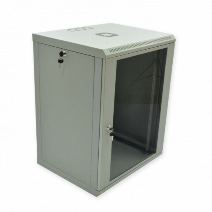 Шафа серверна CMS 15U 600 x 500 x 773 UA-MGSWL155G для мережевого обладнання