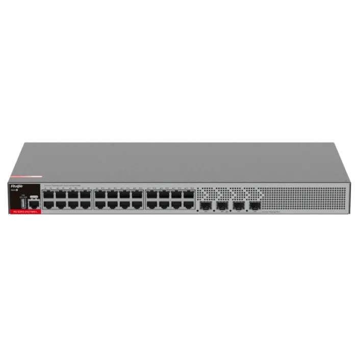 Комутатор 28 портів керований Ruijie RG-S2915-24GT4MS-L Layer 2+