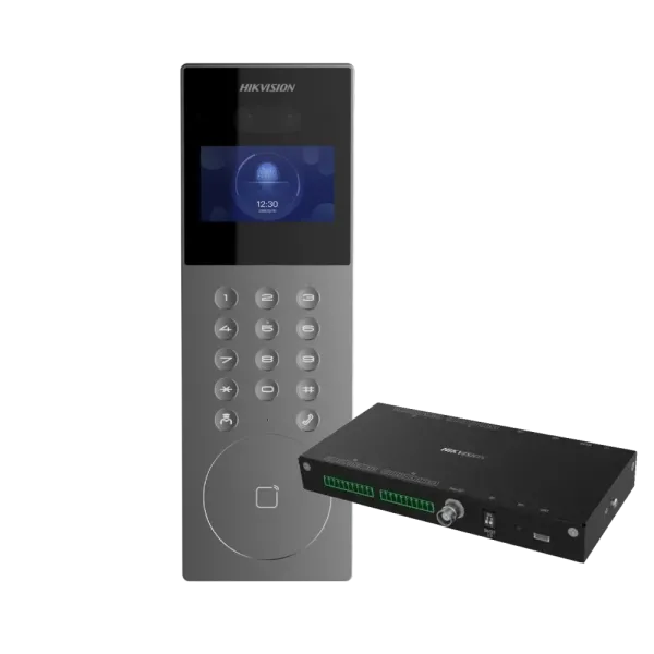 Набір гібридної домофонії Hikvision DS-KD9203-E6 + DS-KAD40
