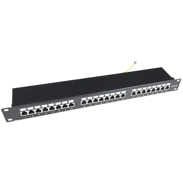 STP патч-панель EServer 24 порта 1U 19" модульна (без модулів)