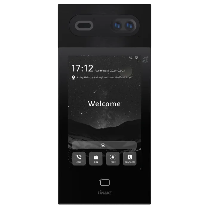 Виклична панель Dnake S617/F (врізна) S617 Android 8" IPS IK08