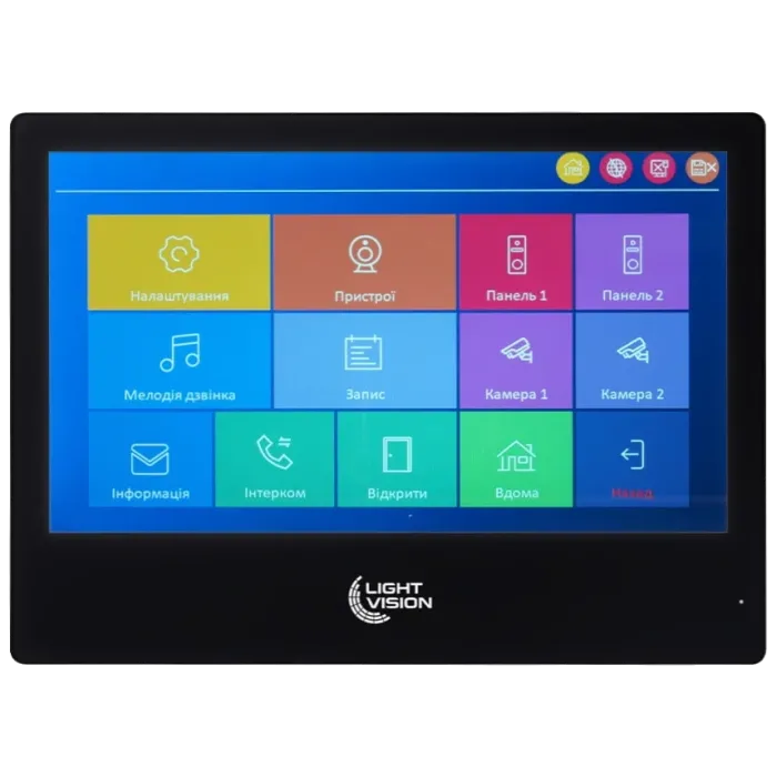 Відеодомофон Light Vision SINGAPORE WiFi FHD BLACK (AI) 10"