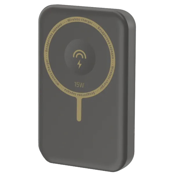 Повербанк з бездротовою зарядкою VIDEX VPB-W102 PD20W Grey 10000mAh