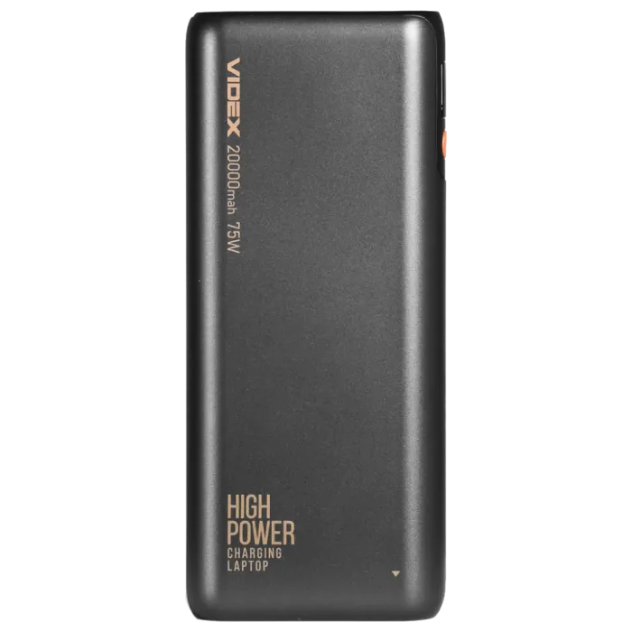 Повербанк VIDEX VPB-202C 75W Black 20000mAh