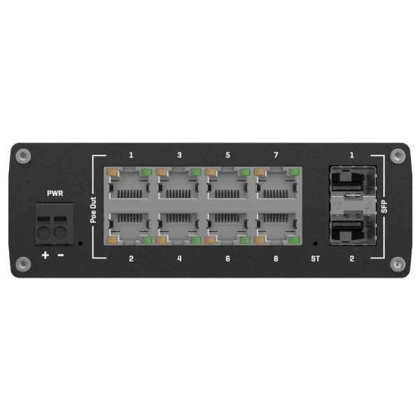 Комутатор 8 портів керований Teltonika TSW202 PoE+