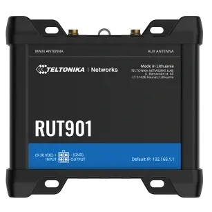 Промисловий стільниковий маршрутизатор Teltonika RUT901 з 4G LTE, Wi-Fi