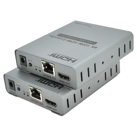 Одноканальний активний подовжувач HDMI по UTP кабелю з управлінням до 120м