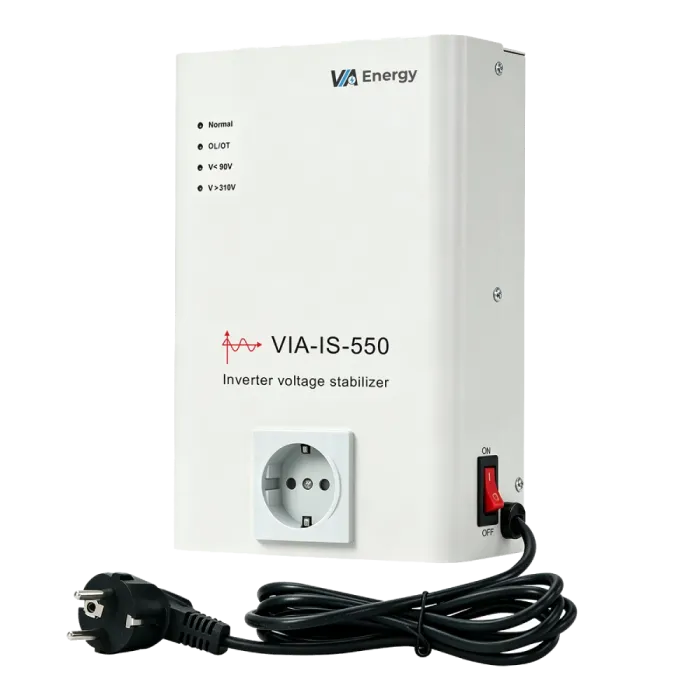 Стабілізатор напруги інверторний VIA Energy VIA-IS-550VA 1xShuko