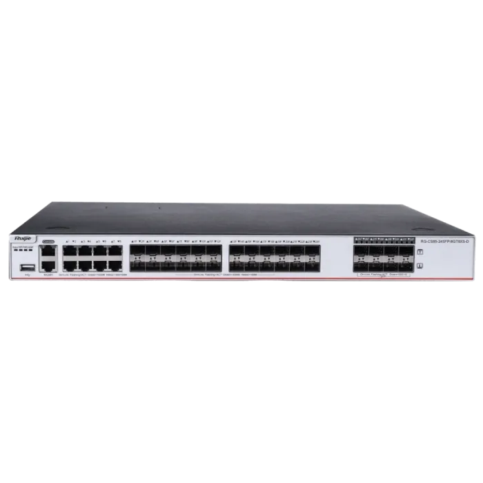 Комутатор 24 порти керований Ruijie RG-CS85-24SFP/8GT8XS-D
