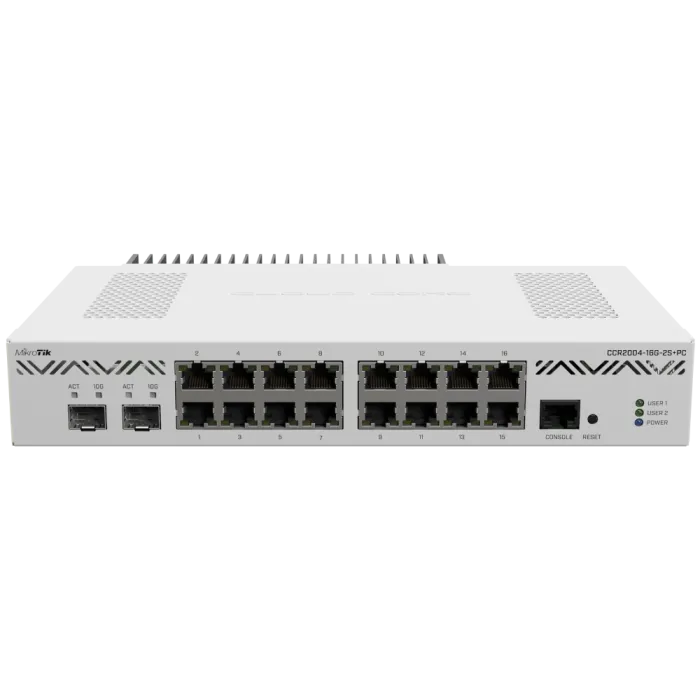 Маршрутизатор MikroTik CCR2004-16G-2S+PC