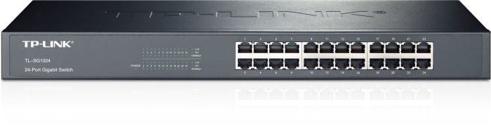 Комутатор TP-LINK TL-SG1024 24-портовий некерований гігабітний, встановлення в 19" стійку