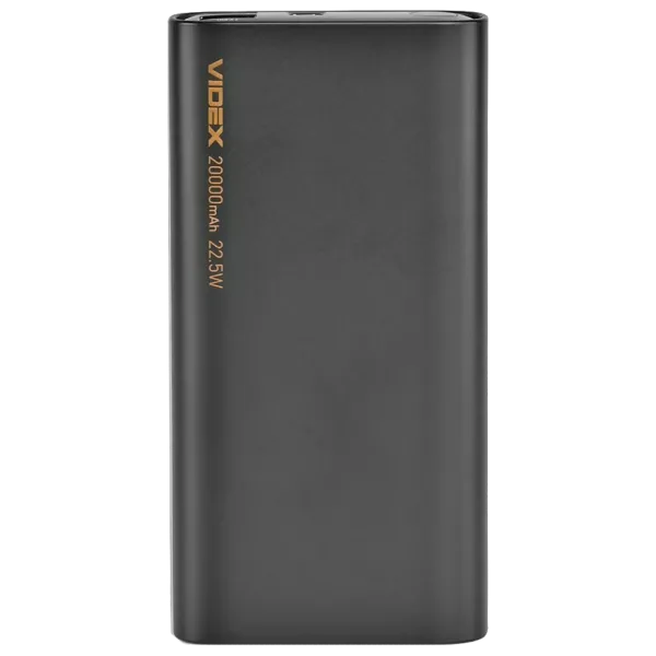 Повербанк VIDEX VPB-320 22.5W Black 20000mAh