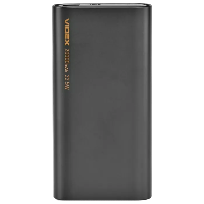 Повербанк VIDEX VPB-320 22.5W Black 20000mAh