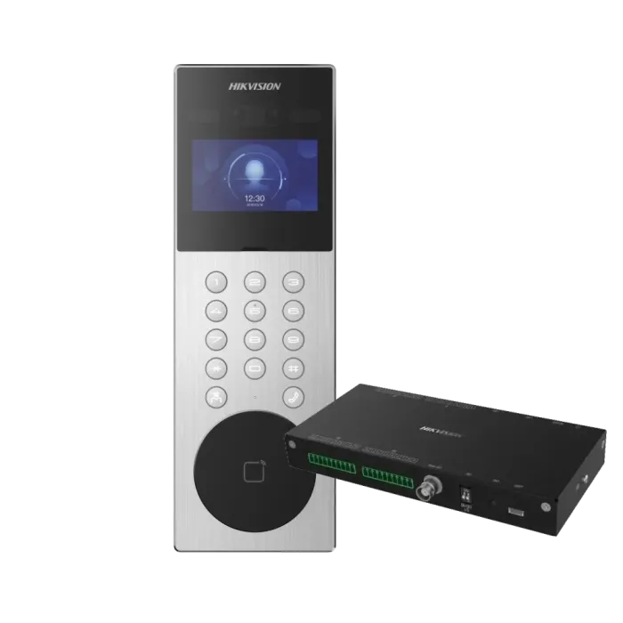 Набір гібридної домофонії Hikvision DS-KD9203-ME6 + DS-KAD40