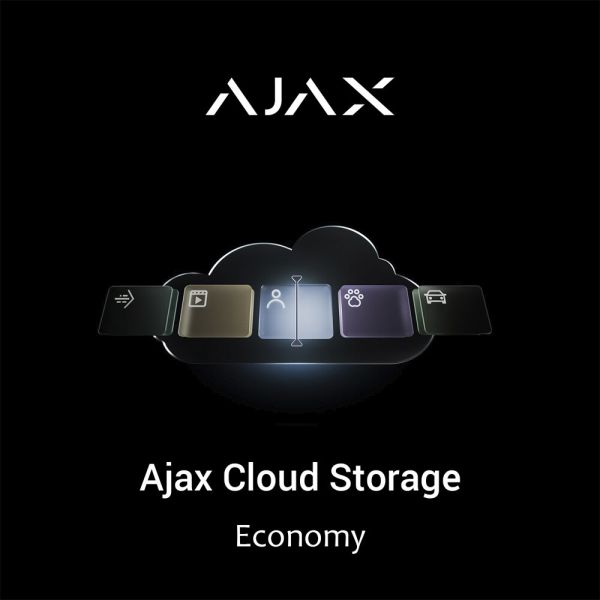 Ajax Cloud Storage Economy (4 камери, 1500 хвилин, 30 днів)