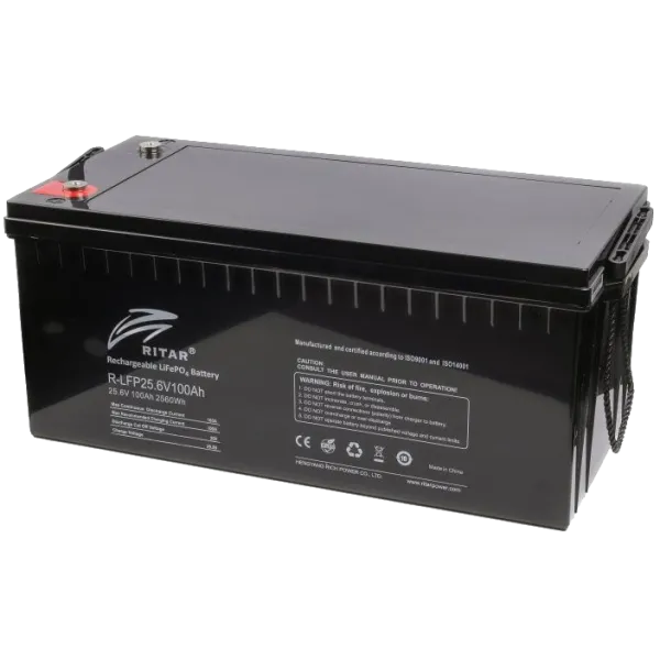 Акумуляторна батарея з bluetooth Ritar LFP25.6V100AH