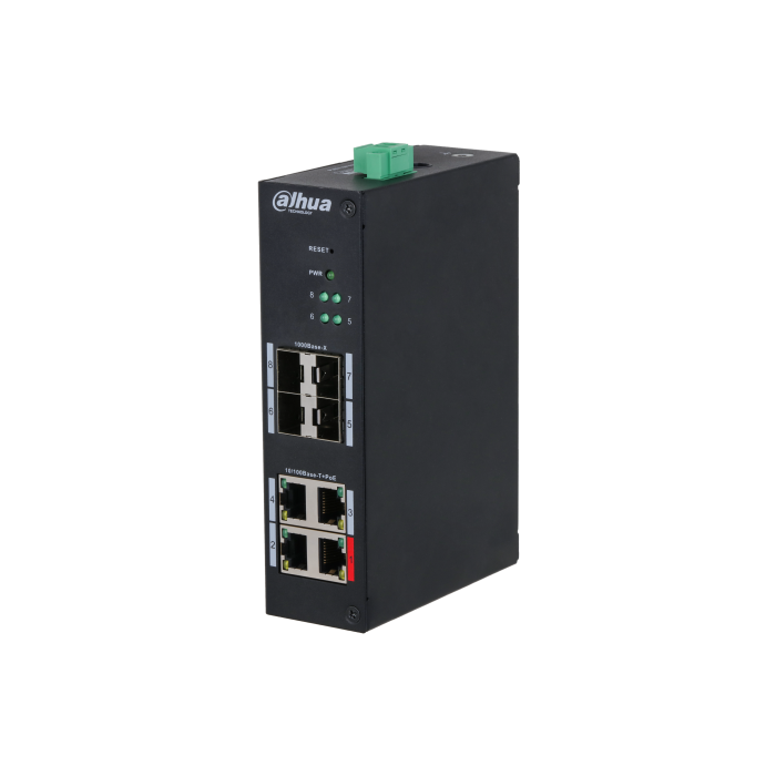 Комутатор 4 порти некерований Dahua DH-HS4408-4ET-96