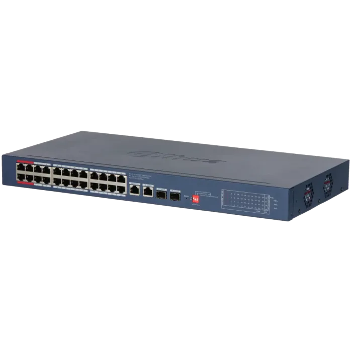 Комутатор 26 портів керований Dahua DH-CS4228-24GT-375 PoE