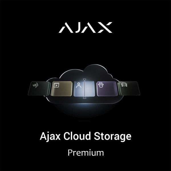 Ajax Cloud Storage Premium (1 камера, 1500 хвилин, 30 днів)