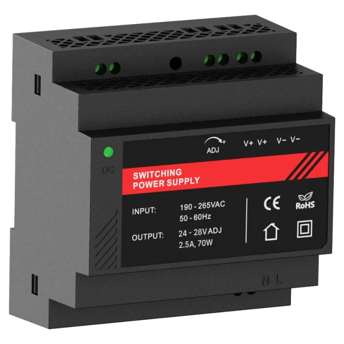 Джерело безперебійного живлення Kraft PSU-24025DIN(P)