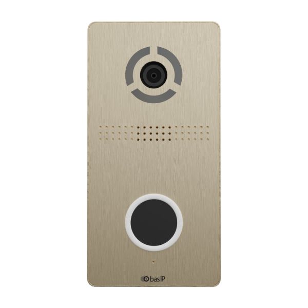 IP панель виклику Bas-IP AV-05SD gold з безконтактною кнопокою виклику