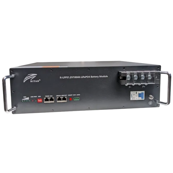 Літієва акумуляторна батарея Ritar R-LFP51.2V100AH з bluetooth