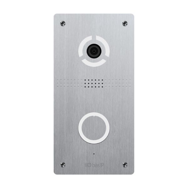 IP панель виклику Bas-IP AV-04FDI silver для IP-домофонів