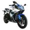 Електроскутер TV6 FST 3000W 72V 60Ah white & blue
