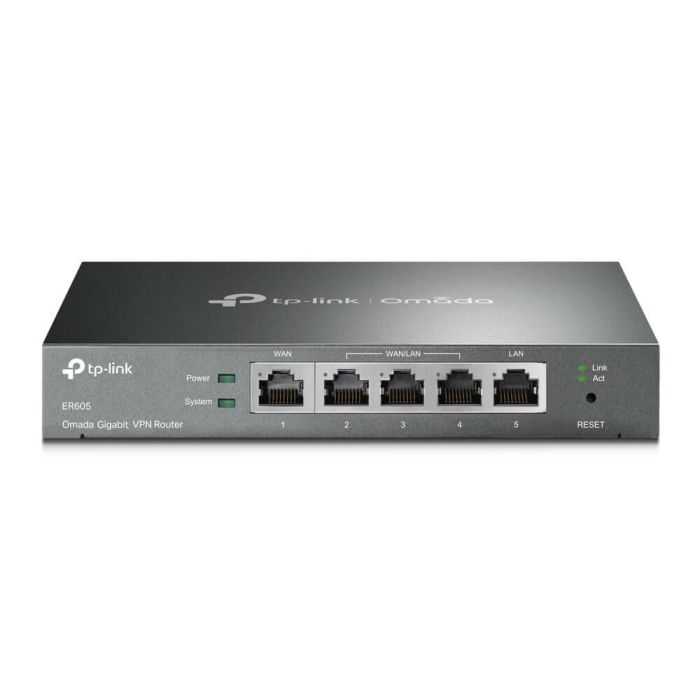 Мультисервісний маршрутизатор TP-LINK ER605 1xGE LAN 1xGE WAN 3xGE LAN VPN Omada
