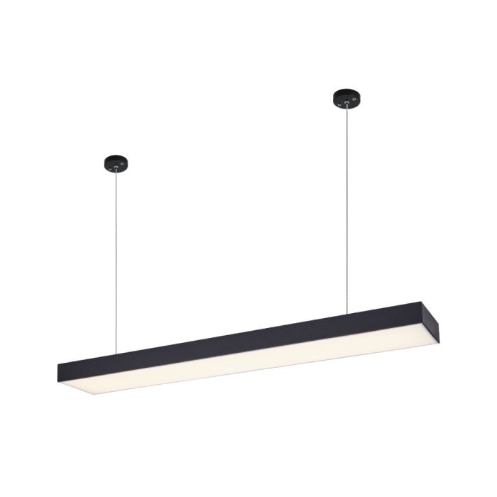Світильник лінійний LIGHTWELL LW-LINE-SQ-36W-B 6500K 1200 х 130 х 40