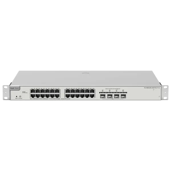 Комутатор 24 порти керований Ruijie Reyee RG-NBS5200-24GT4XS-P-V2 L3 POE