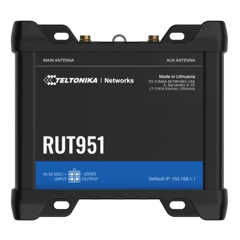 Промисловий стільниковий маршрутизатор Teltonika RUT951 з 4G LTE, Wi-Fi