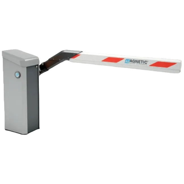 Шлагбаум Magnetic без стріли (правий проїзд) білий алюміній PARKING PRO-RA00020