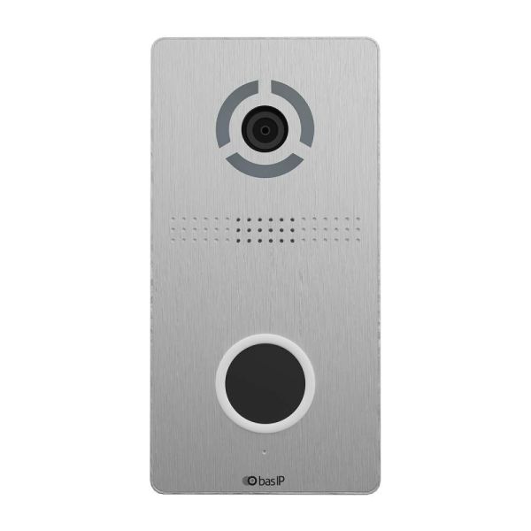 IP панель виклику Bas-IP AV-04SDI silver для IP-домофонів
