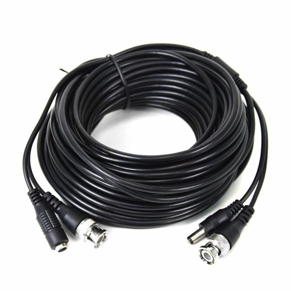 Кабель BNC-рower cable A 15 м (BNC+DC/BNC+DC) для передавання відеосигналу та живлення