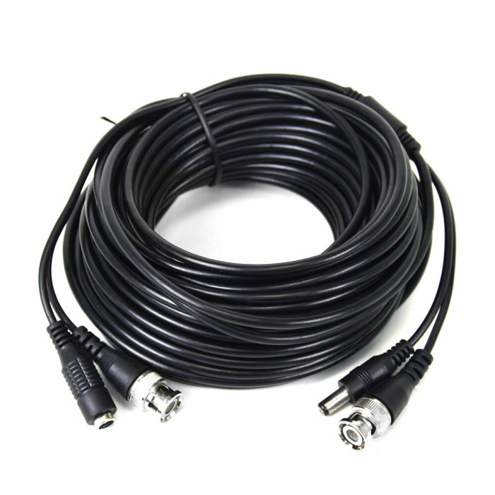 Кабель BNC-рower cable A 15 м (BNC+DC/BNC+DC) для передавання відеосигналу та живлення