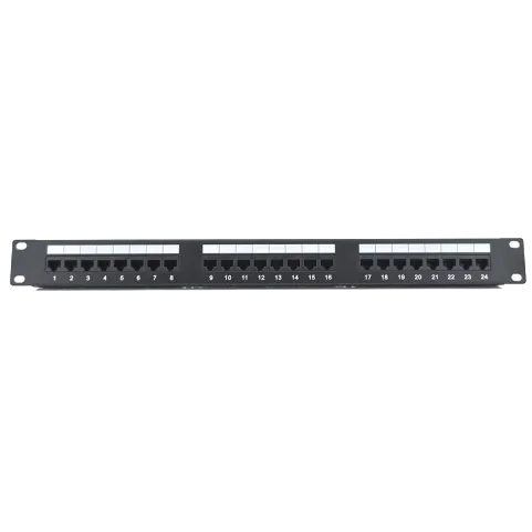 Патч-панель RITAR 24 порта UTP DUAL кат 5Е 19" 1U