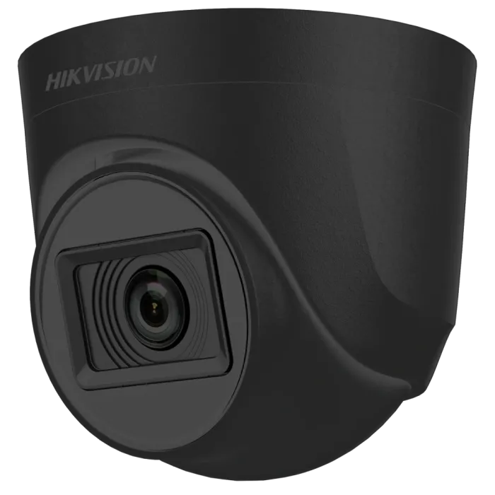 Turbo HD відеокамера Hikvision DS-2CE76D0T-ITPFS/Black 2МП (2.8 мм) з мікрофоном