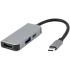 Док станція Cablexpert A-CM-COMBO3-02 USB-C 3-в-1 (USB/HDMI/PD)