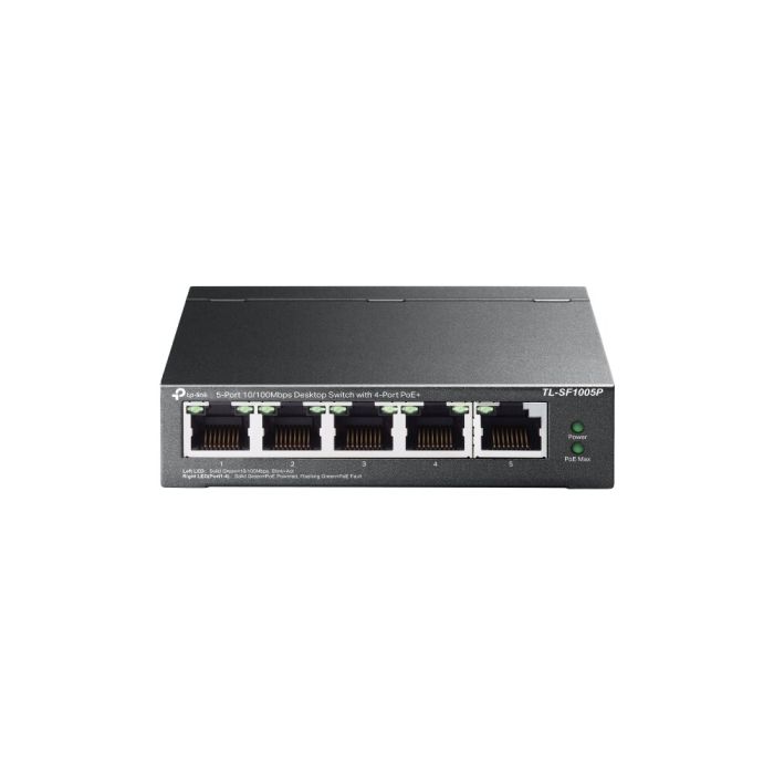 Комутатор TP-LINK TL-SF1005P 5xFE/4xPoE 56W некерований