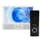 Комплект відеодомофон Slinex Sonik 7 AI white + панель виклику ML-20HD silver/ black