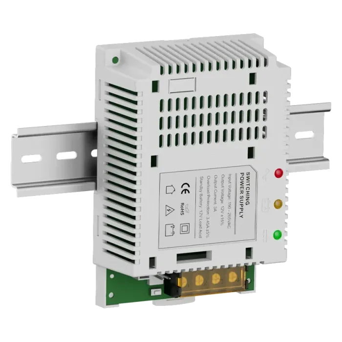 Плата ДБЖ Kraft PSU-1203(LED) з кріпленням на DIN-рейку