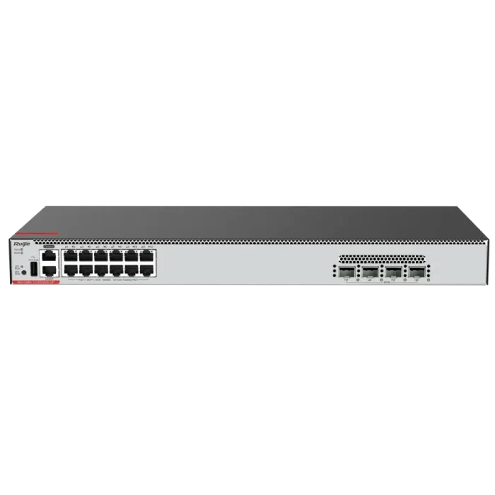 Комутатор 12 портів керований Ruijie RG-CS86-12XMG4VS-UP L3 POE