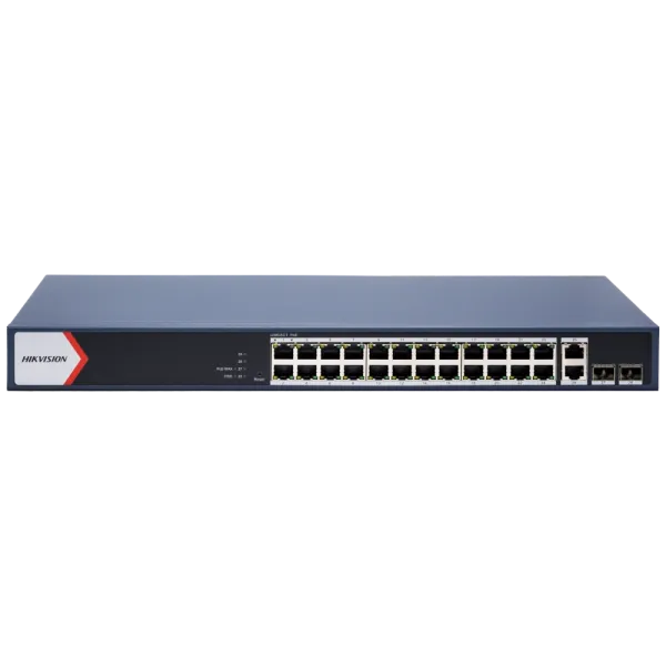 Комутатор 28 портів керований Hikvision DS-3E1528P-EI/M PoE