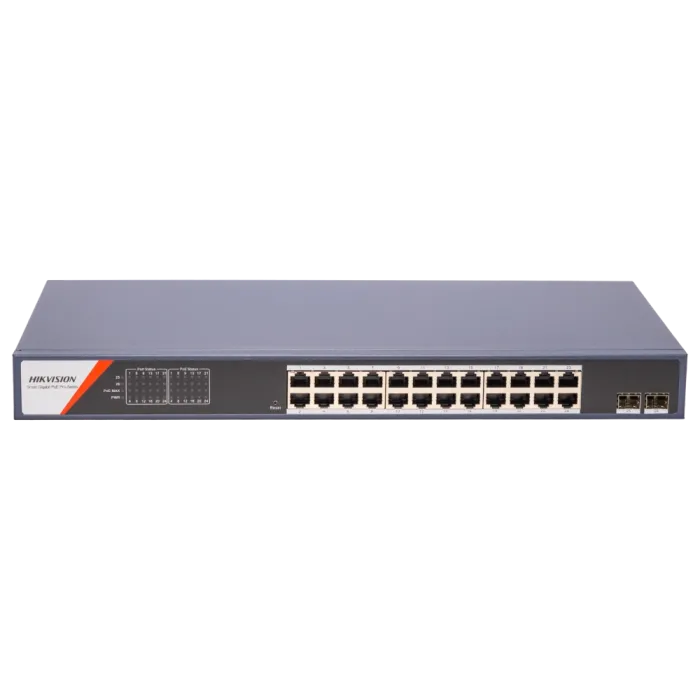 Комутатор 24 порти керований Hikvision DS-3E1526P-SI-24P2F