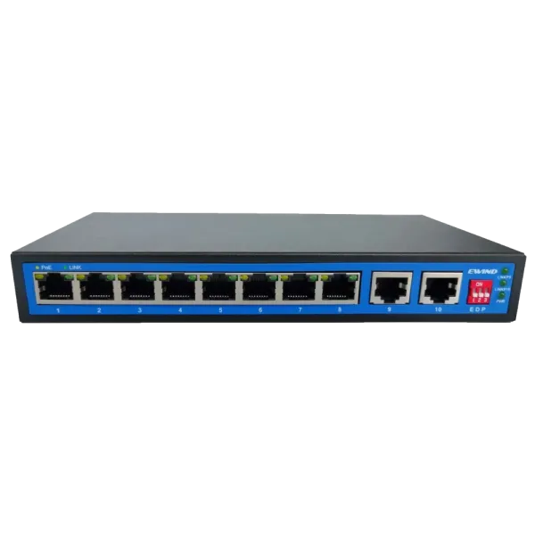 Комутатор 10 портів некерований Ewind EW-S1910G-DP PoE